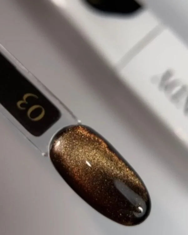 Cat’s Eye Doré – Color 03 – 8 ml — flacon et baton 03 lisibles