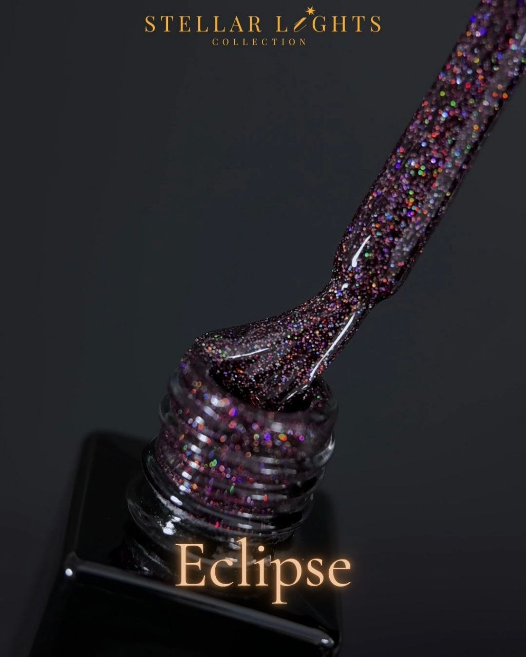 Eclipse – 8 ml — flacon, coulée, rendu sur ongle