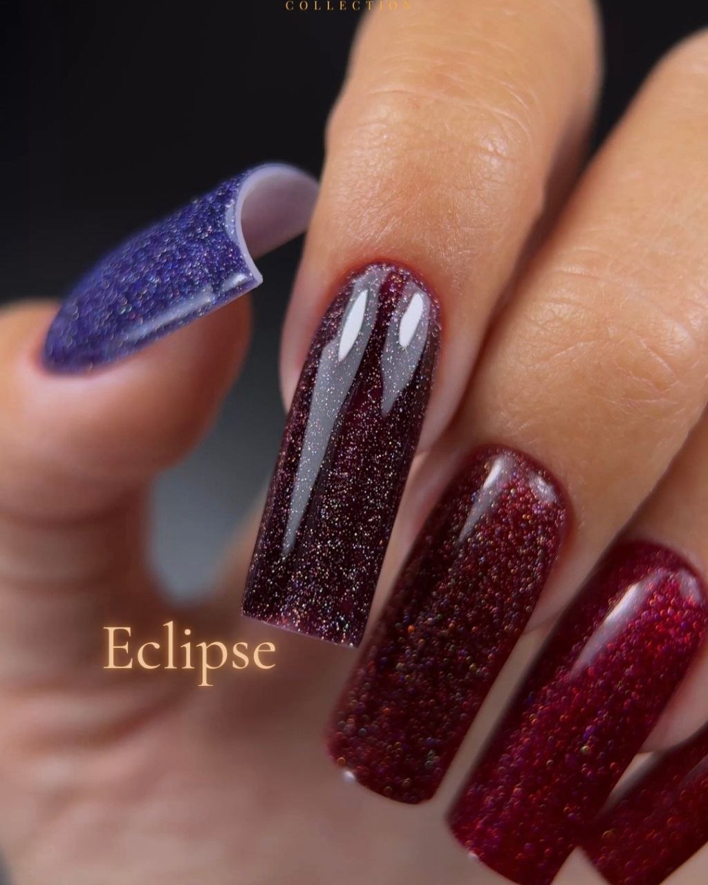 Eclipse – 8 ml — flacon, coulée, rendu sur ongle