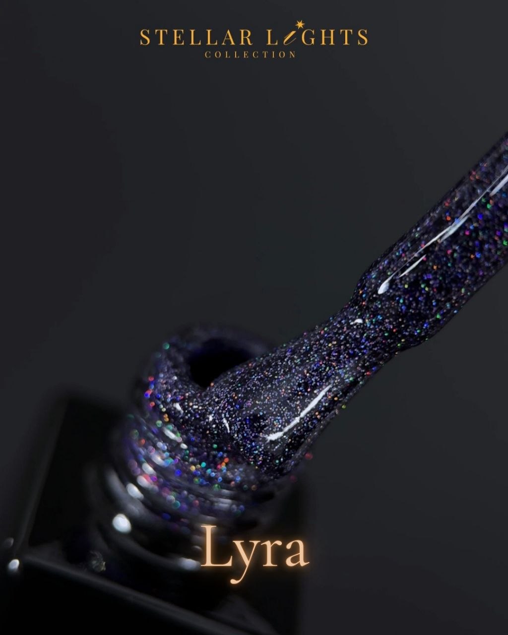 Lyra – 8 ml — flacon, coulée, rendu sur ongle