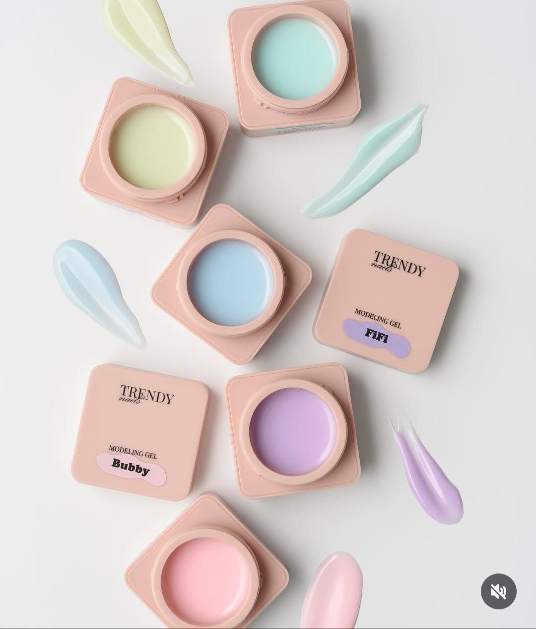 Coffret Modeling Gel – Poofy Land -15ml- 5 GELS
